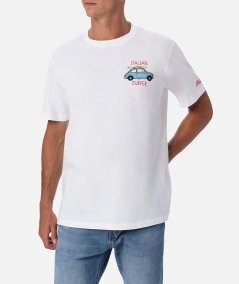 T-SHIRT 500 ITALIAN SURFER 01N EMB
