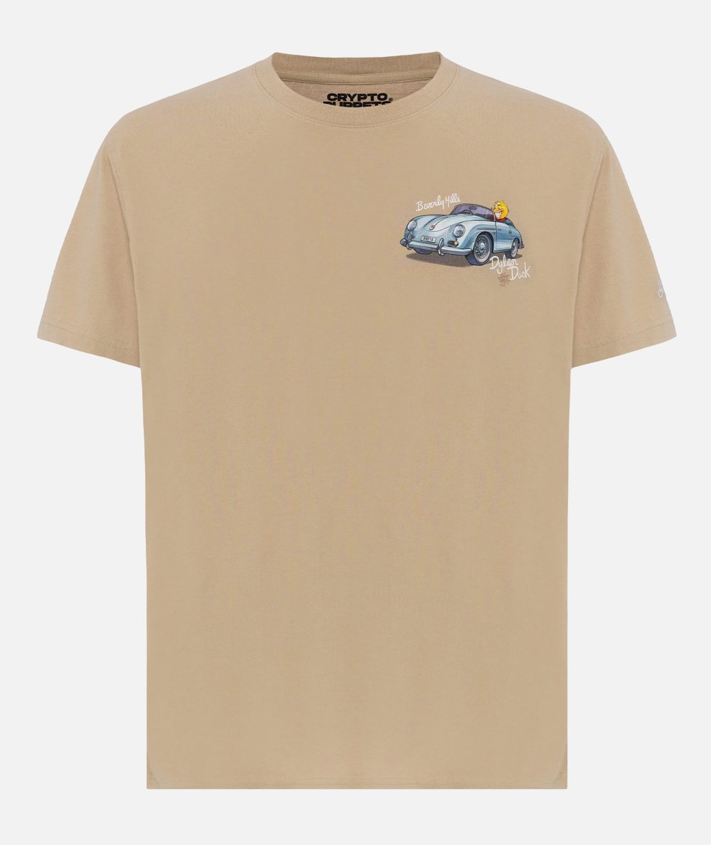 T-shirt Man in cotone con stampa Ducky Cryptopuppets