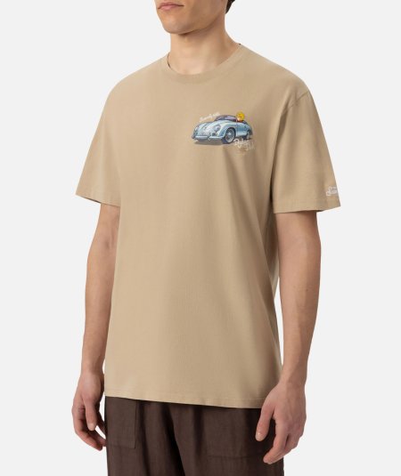 T-shirt Man in cotone con stampa Ducky Cryptopuppets