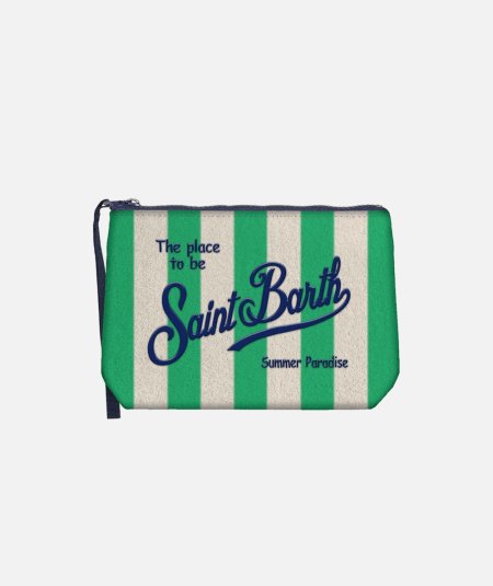 POCHETTE TERRY STRIPES V 5710 EMB - Duepistudio ***** Abbigliamento, Accessori e Calzature | Uomo - Donna