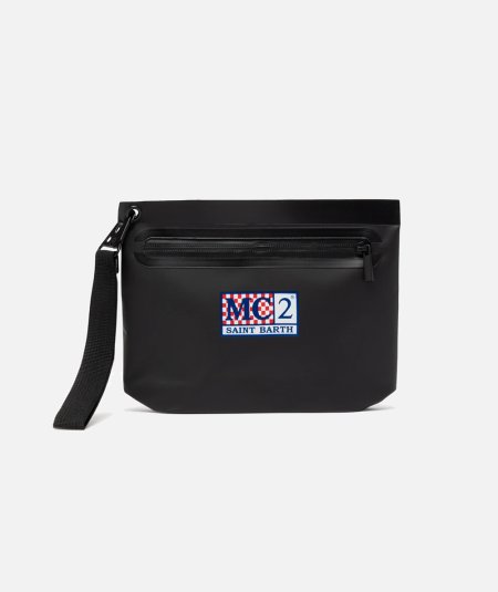 Pochette Aline nera water-resistant