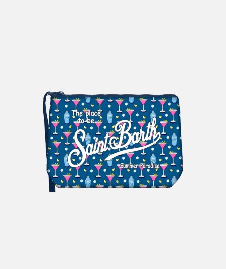 Pochette Aline in scuba con stampa - Duepistudio ***** Abbigliamento, Accessori e Calzature | Uomo - Donna