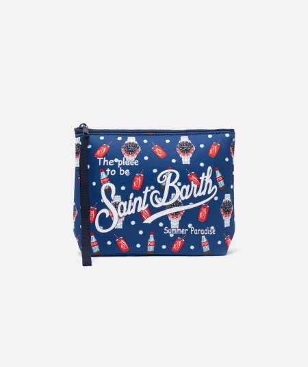 Pochette Aline in scuba con stampa - Duepistudio ***** Abbigliamento, Accessori e Calzature | Uomo - Donna