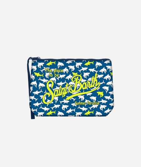 POCHETTE SHARK TROUBLE 6101 - Duepistudio ***** Abbigliamento, Accessori e Calzature | Uomo - Donna