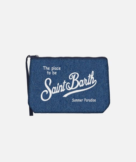 POCHETTE DENIM EMB - Duepistudio ***** Abbigliamento, Accessori e Calzature | Uomo - Donna