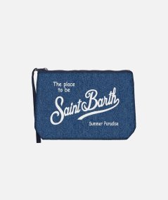POCHETTE DENIM EMB