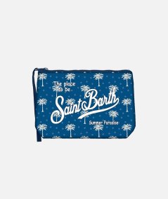 Pochette Aline in scuba con stampa buti palm 61
