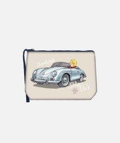 Pochette Aline in scuba con stampa dylan duck