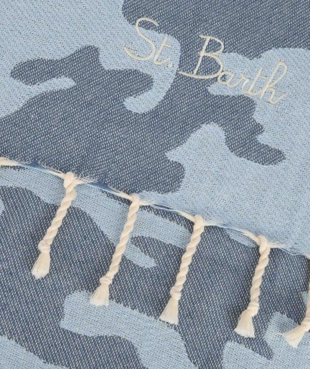 Telo mare Fouta in cotone mimetico