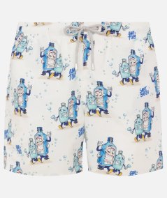 Gustavia swim boxer with cocktail print