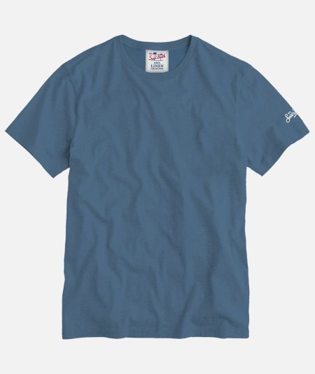 Ecstasea Light Blue Linen Jersey Men's T-Shirt - Duepistudio ***** Abbigliamento, Accessori e Calzature | Uomo - Donna