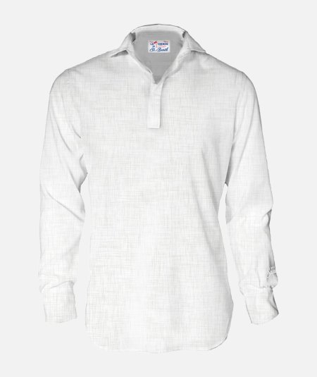 Polo in lino manica lunga marrone Ventotene - Duepistudio ***** Abbigliamento, Accessori e Calzature | Uomo - Donna