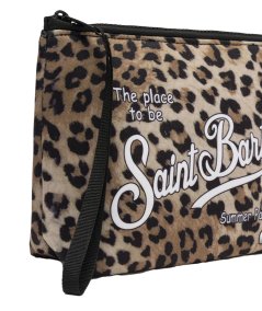 Pochette Aline in scuba con stampa