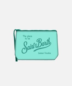 Pochette aline in scuba tinta unita