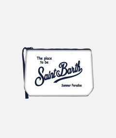 Pochette aline in scuba tinta unita