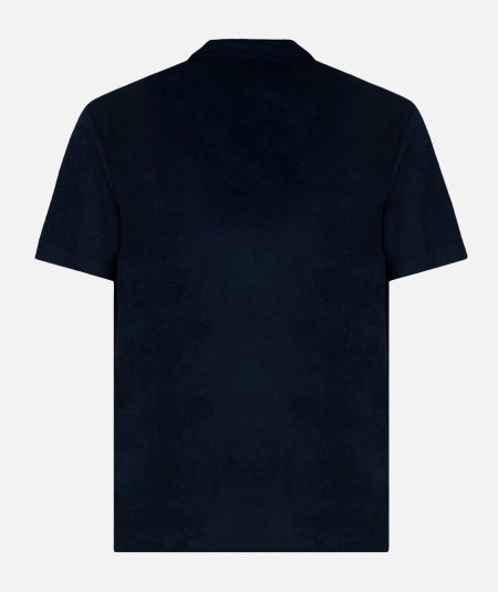 Polo Jeremy in spugna blu navy