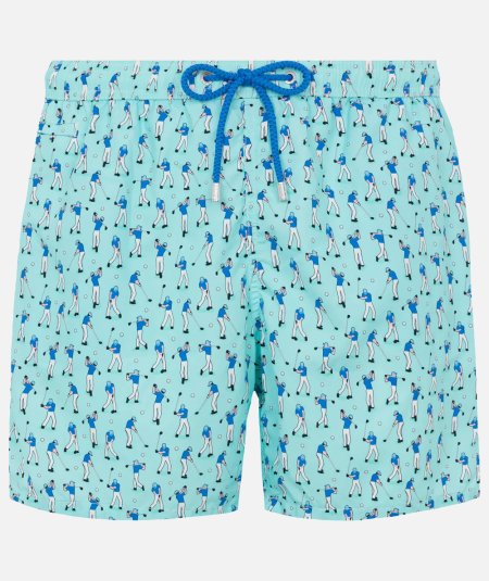 Costume da bagno boxer Lighting in tessuto leggero con stampa golfisti - Duepistudio ***** Abbigliamento, Accessori e Calzature | Uomo - Donna