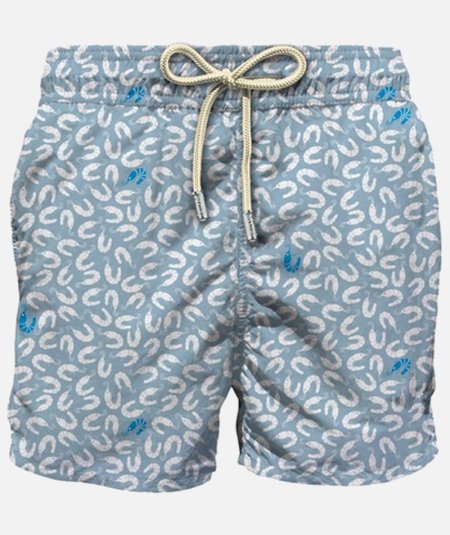 Comfort Light boxer swimsuit with shrimp print - Duepistudio ***** Abbigliamento, Accessori e Calzature | Uomo - Donna