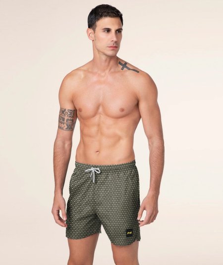 COSTUME BOXER BEACH SHORTS