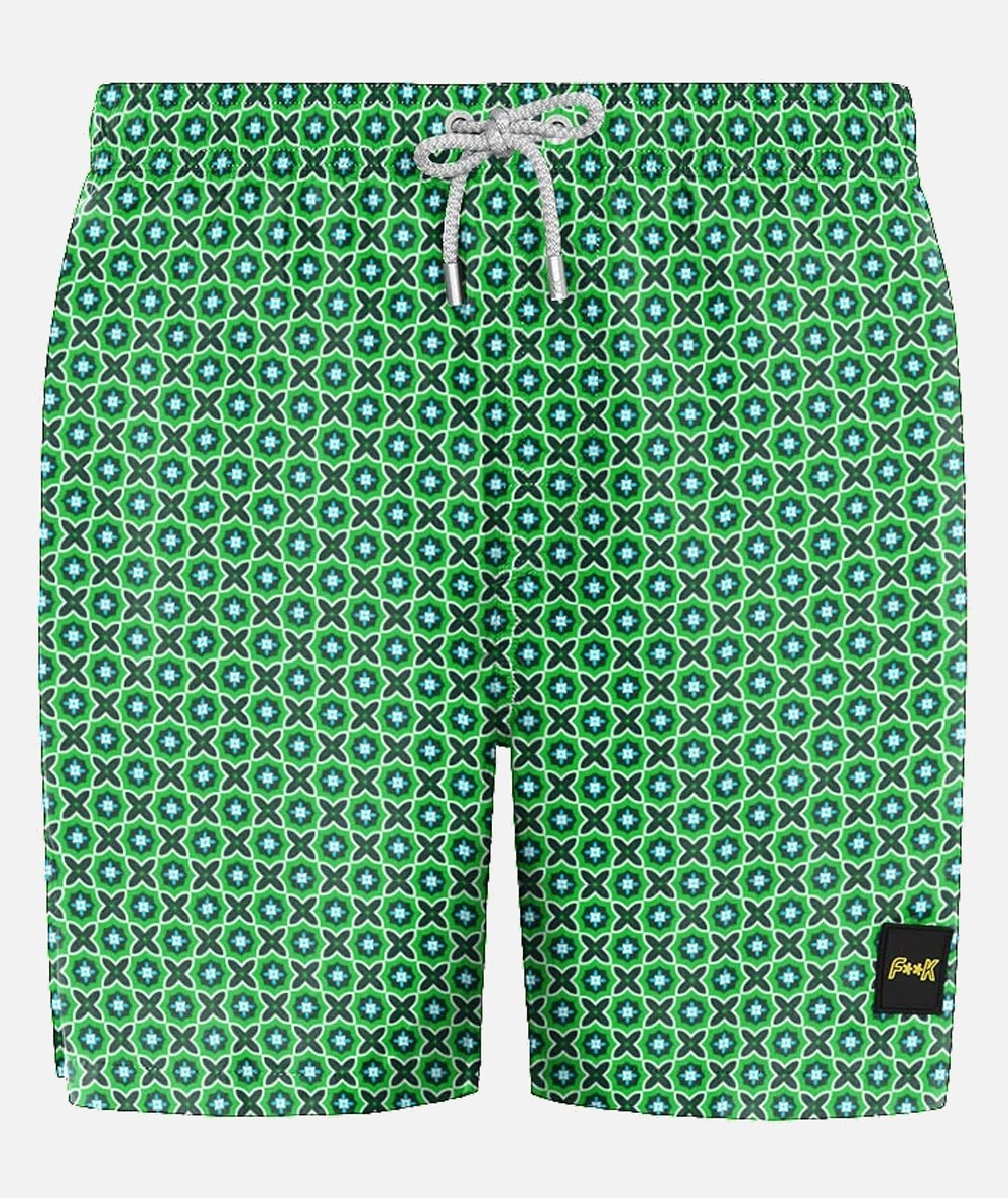COSTUME BOXER BEACH SHORTS