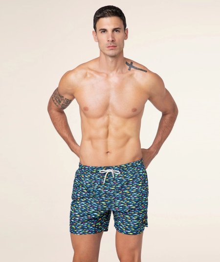 Costume da bagno shorts uomo F**K fantasia