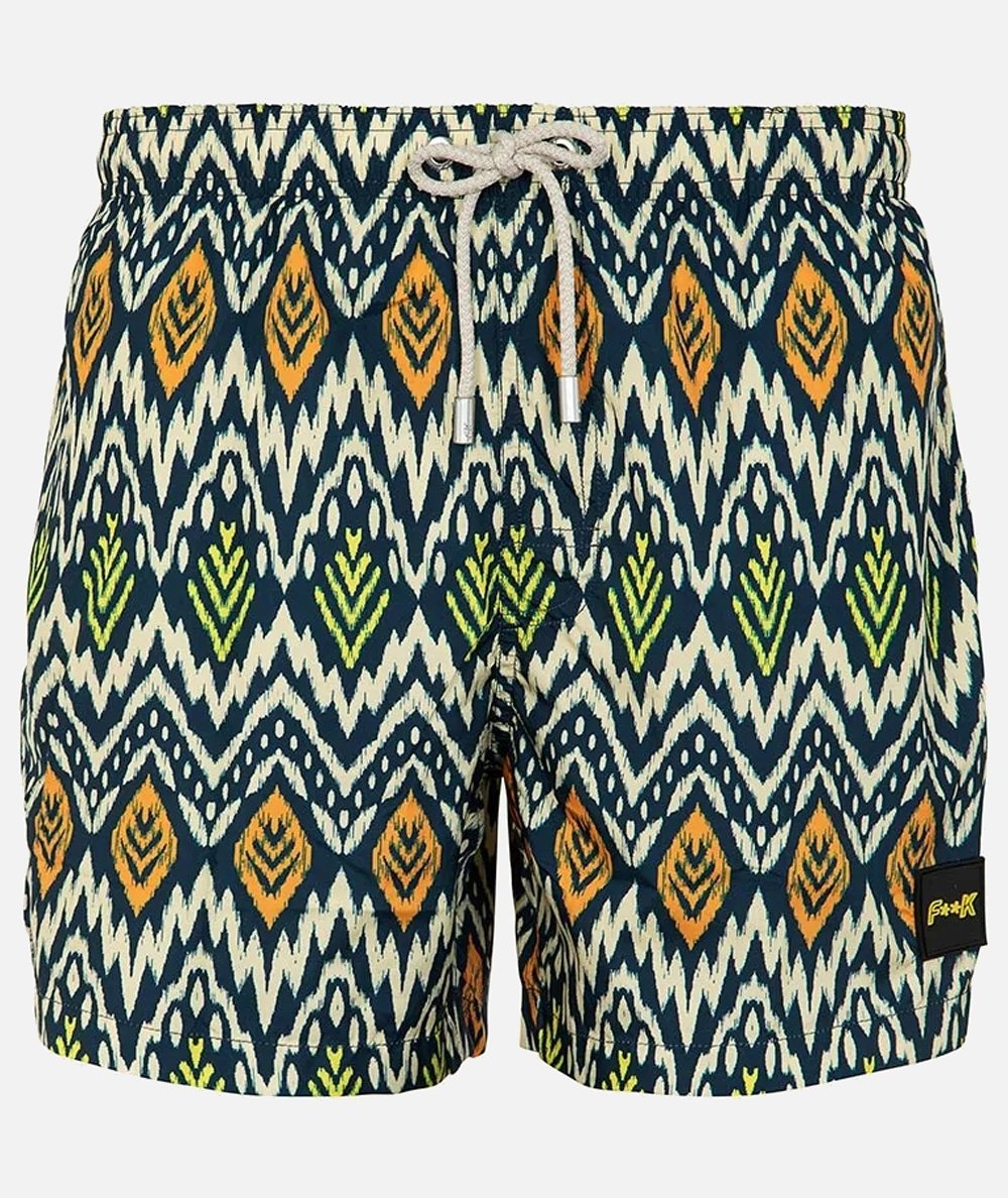 Costume da bagno shorts uomo F**K fantasia