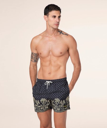 Costume da bagno shorts uomo F**K fantasia