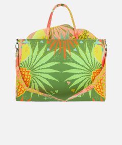 BORSA PRINTED CANVAS BEACHBAG