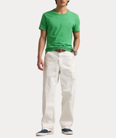 T-shirt girocollo in jersey custom slim fit