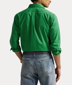 Camicia custom fit in twill
