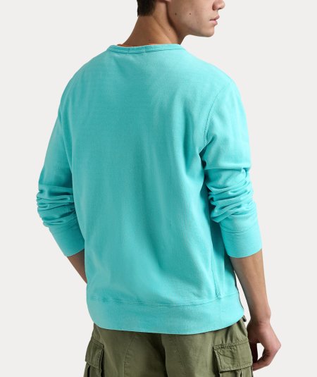 Felpa girocollo in cotone leggero