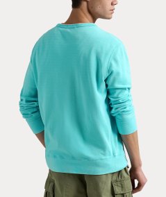 Felpa girocollo in cotone leggero