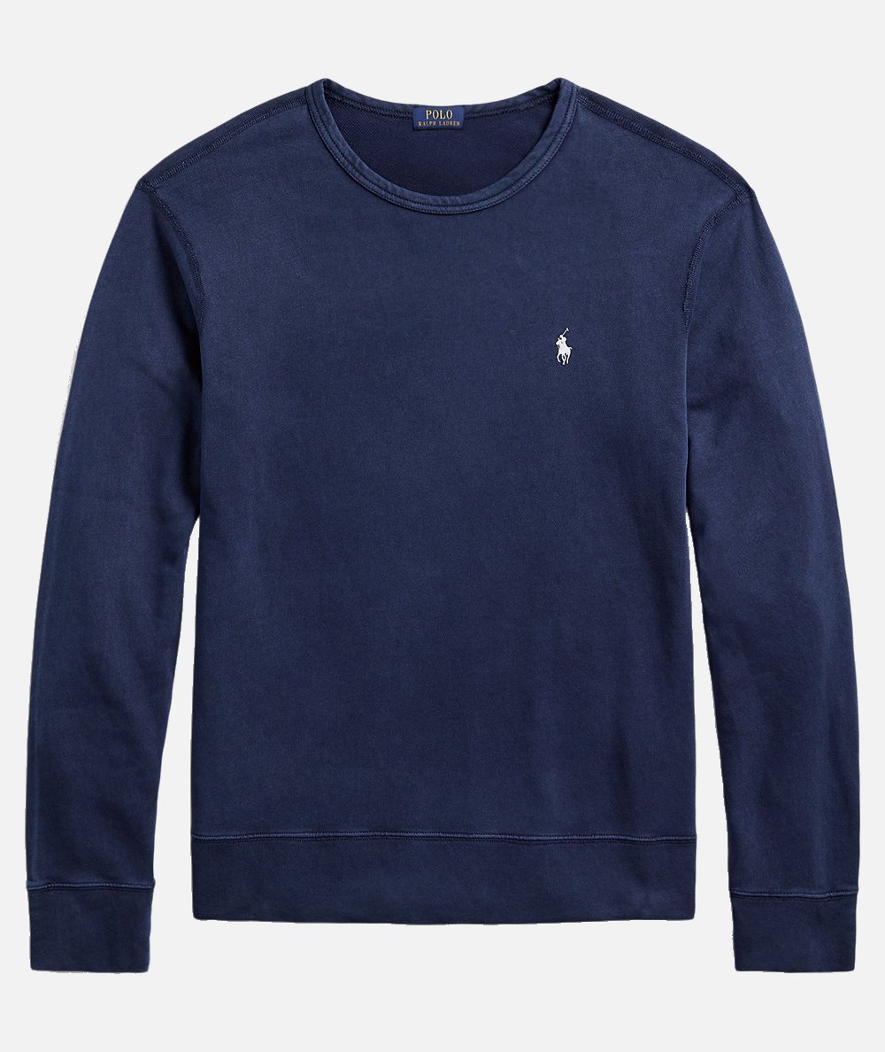 Felpa girocollo in cotone leggero