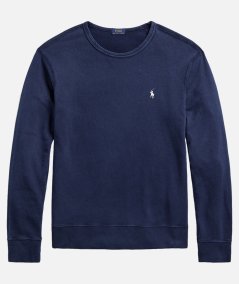 Felpa girocollo in cotone leggero