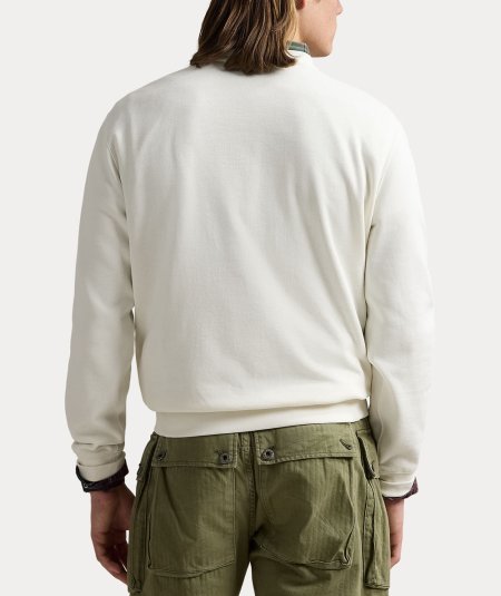 Felpa girocollo con stampa orso polo ralph lauren