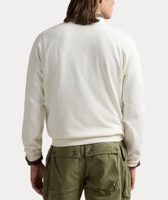 Felpa girocollo con stampa orso polo ralph lauren