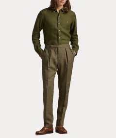 Camicia in lino slim fit