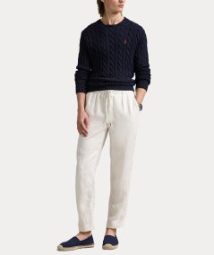Maglia in cotone a trecce