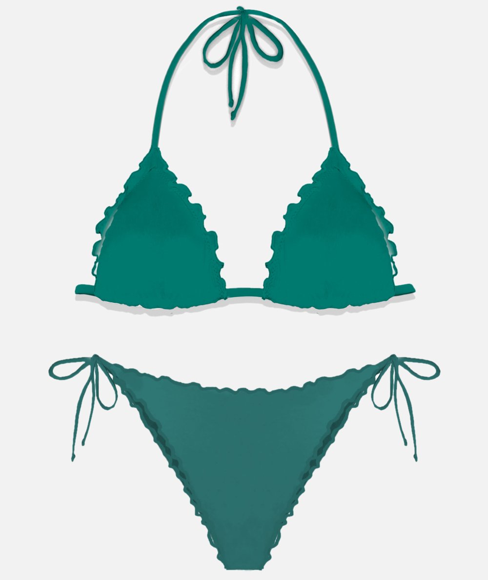 Bikini classico a triangolo con slip sgambato Sagittarius-Miami