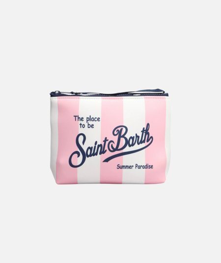 Pochette Aline in scuba con stampa a righe - Duepistudio ***** Abbigliamento, Accessori e Calzature | Uomo - Donna