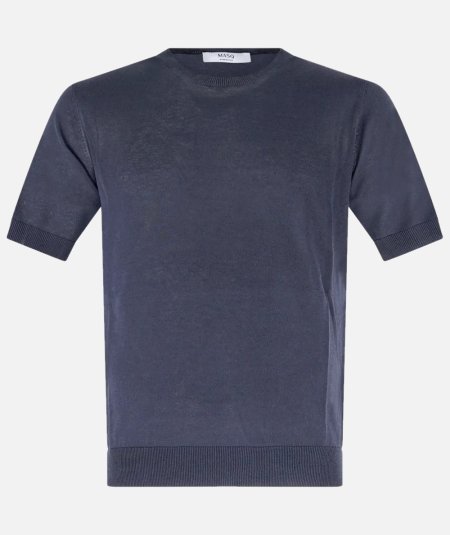 T-shirt manica corta in maglia di cotone e seta - Duepistudio ***** Abbigliamento, Accessori e Calzature | Uomo - Donna