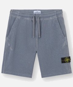 Bermuda con effetto fiammato e tasche