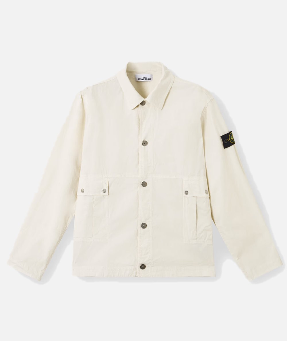 Overshirt vestibilità comfort con tasche e bottoni