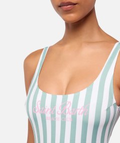 Costume intero Lora con stampa a righe