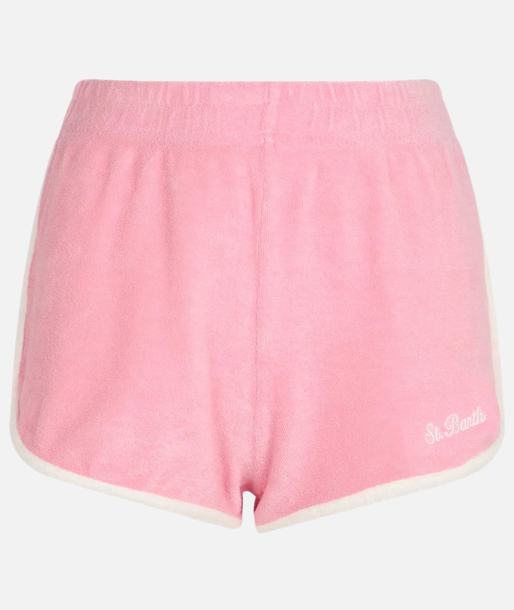 Shorts da donna pull up in spugna di cotone