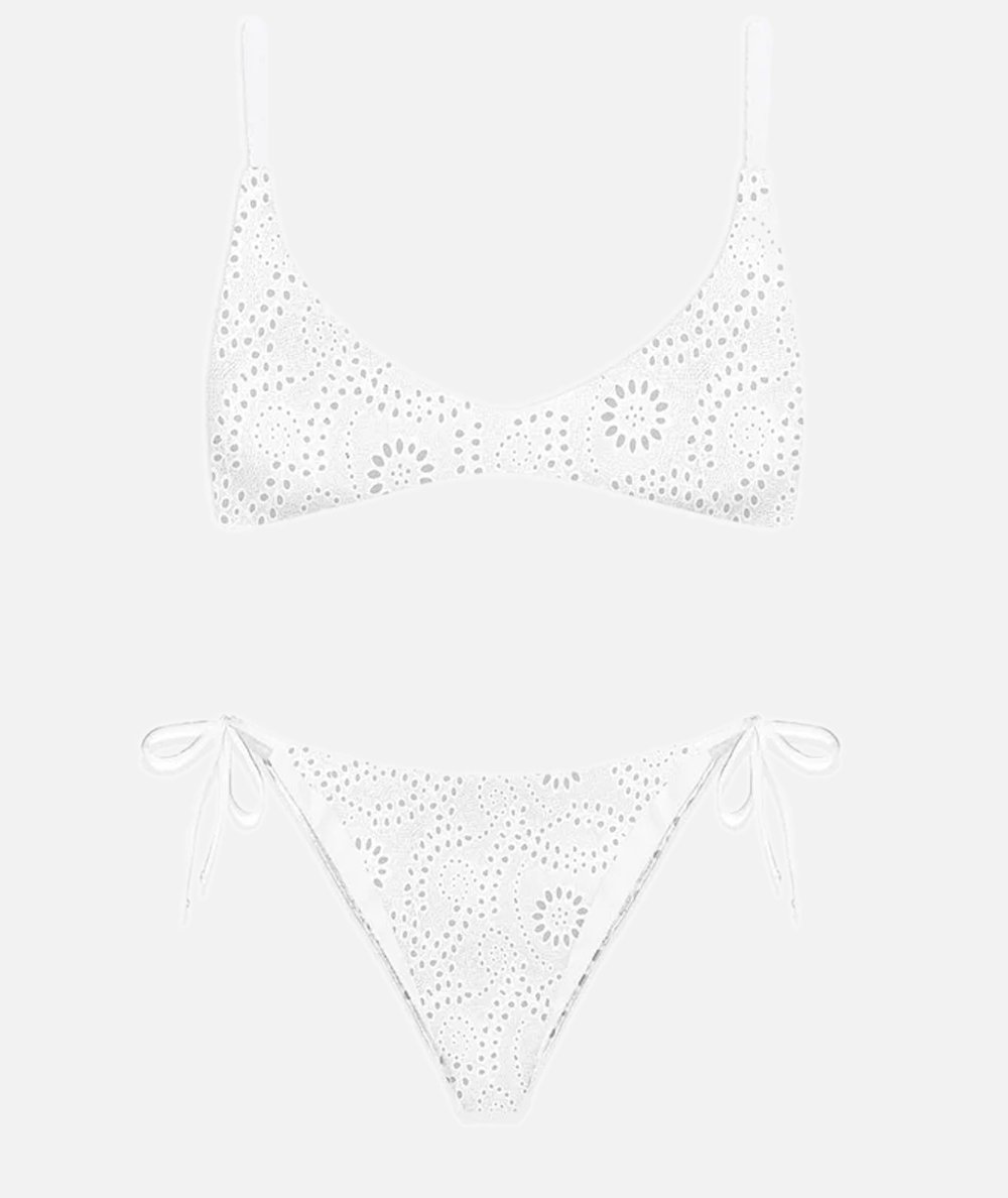 COSTUME TRIANGOLO + SLIP SUNFLOWER EMBRY