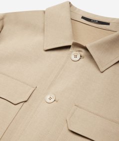 Overshirt in jersey