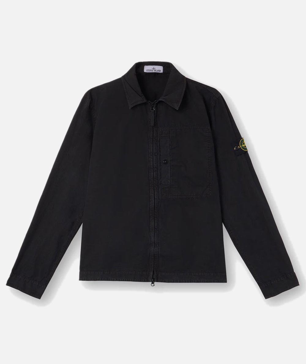 Overshirt Brushed Organic Cotton Canvas