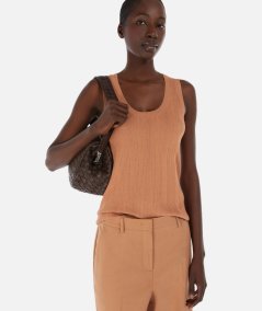 Maglia Top Ceylon in filato di viscosa