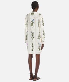 Abito in crepe de chine stampato